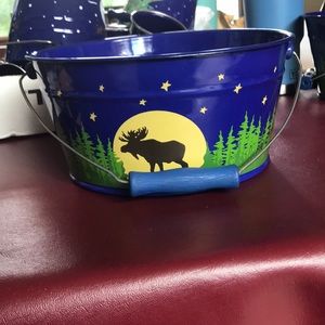 The Golden Rabbit II Enamelware Bowl/Bucket